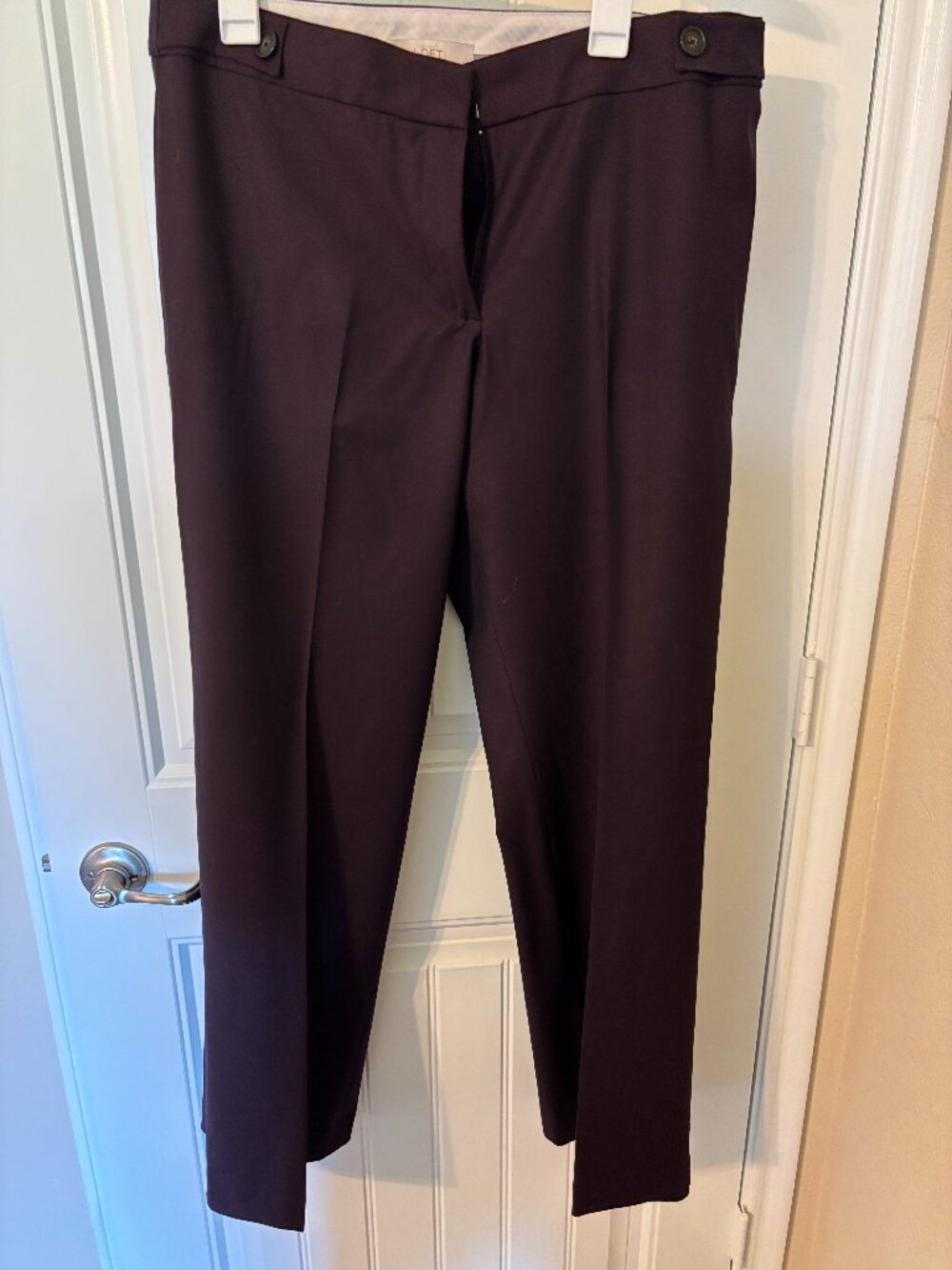 Ann Taylor Loft Slacks Purple